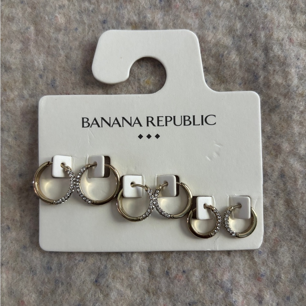 Banana Republic Gold and Silver toned Earrings